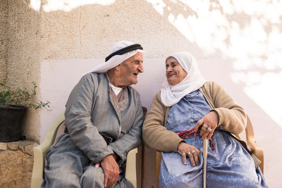 Mahmoud with his wife Haleme, HALO Trust.