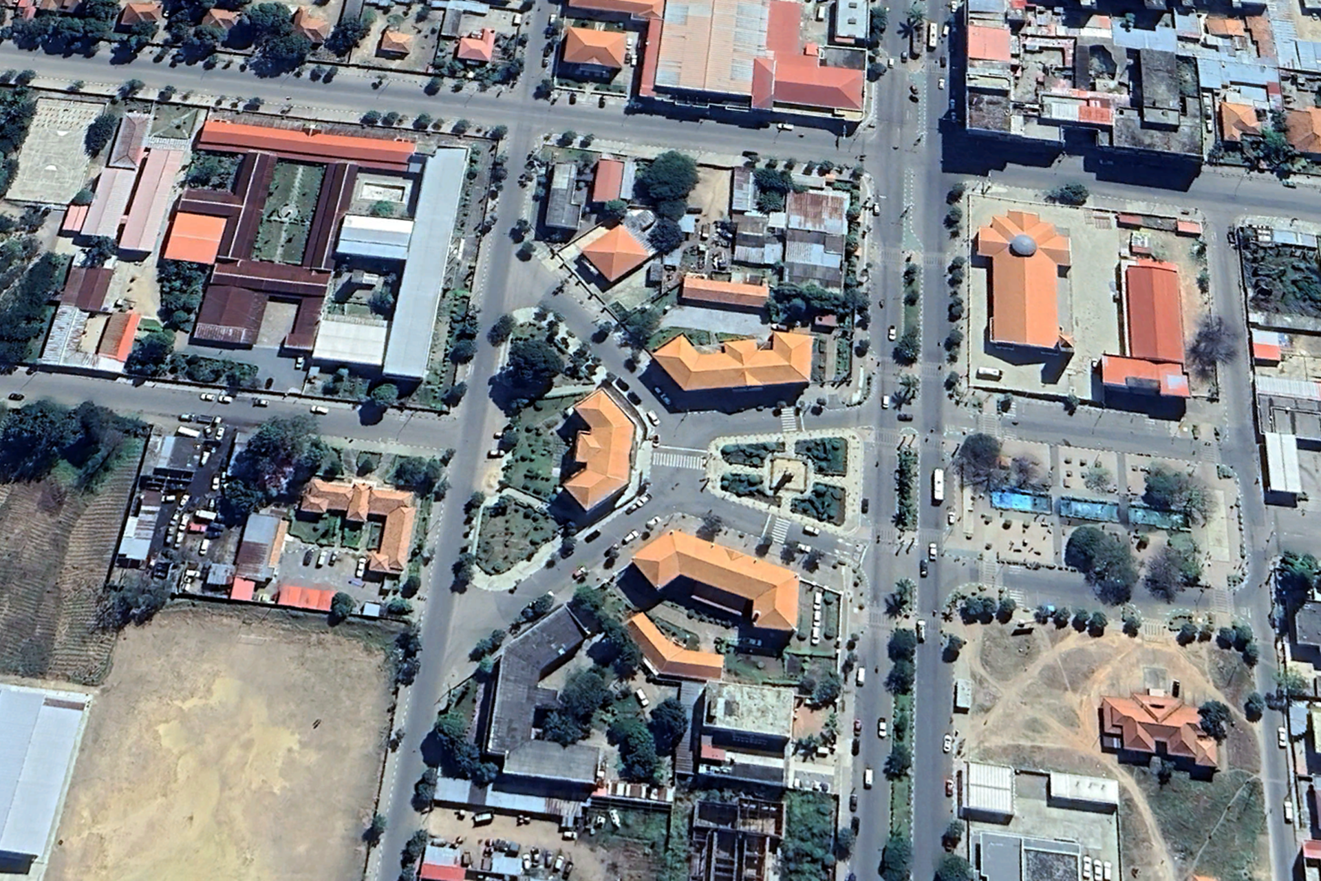 Cuito Townhall, located on the site of a former minefield