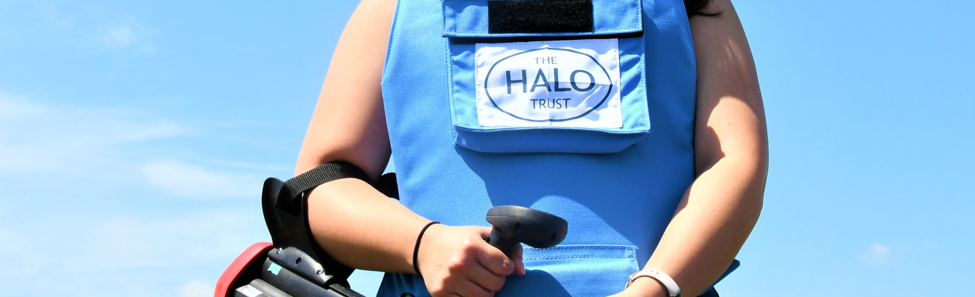 HALO vest and landmine detector
