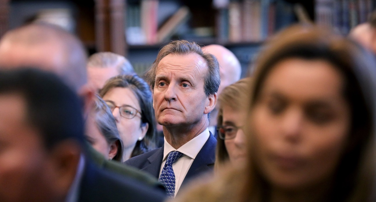 Guests at The HALO Trust memorial service, in Chelsea Old Church, London
