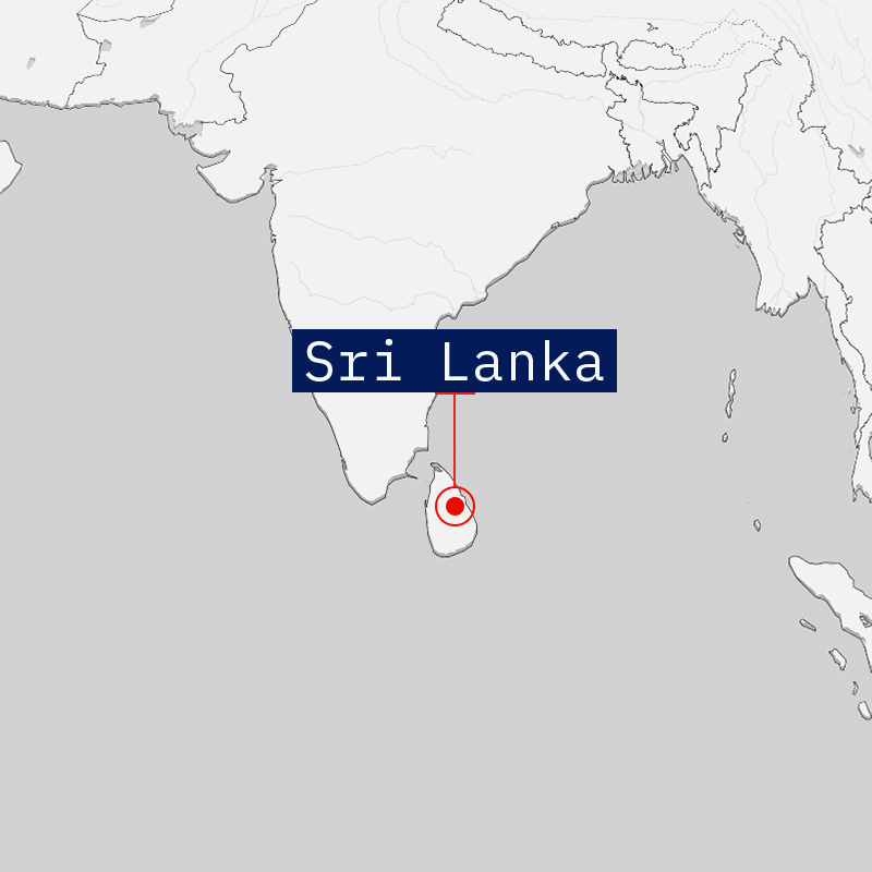 Map of Sri Lanka