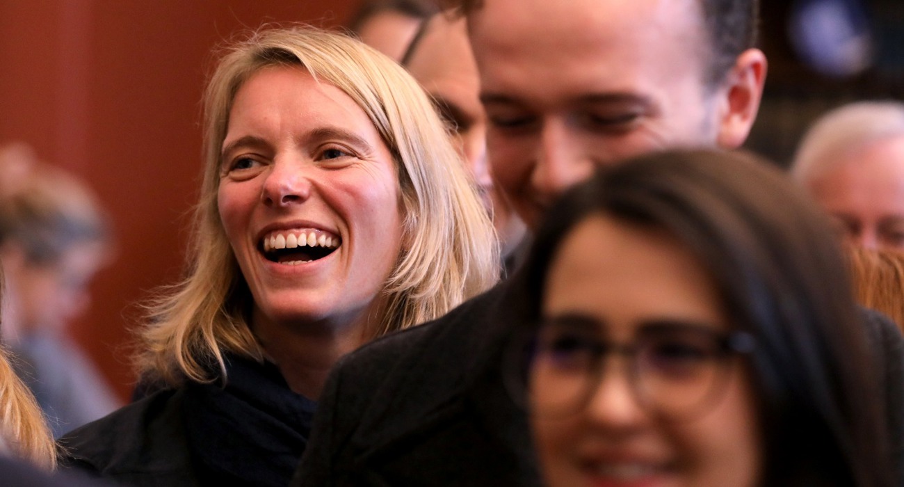Guests at The HALO Trust memorial service, in Chelsea Old Church, London