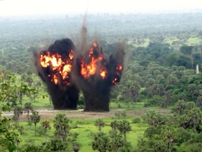 Link to Large scale bulk demolitions of unsafe ammunition
