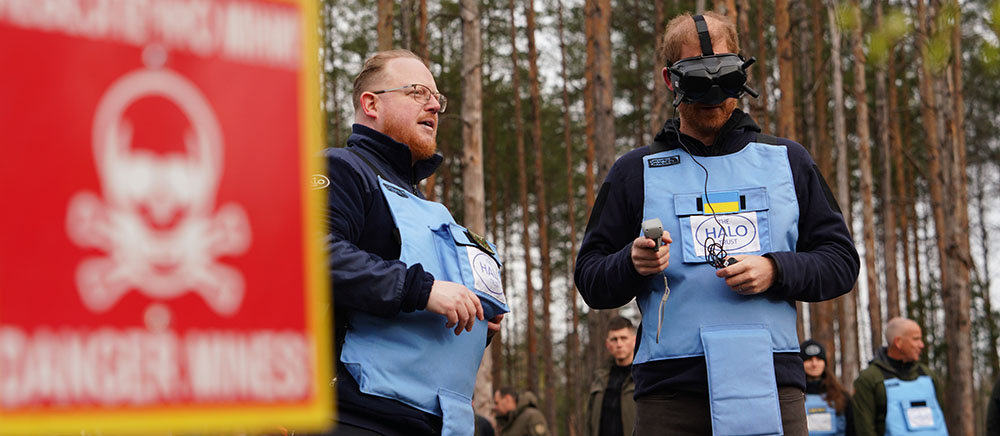 Prince Harry trials cutting-edge tech in Ukraine
