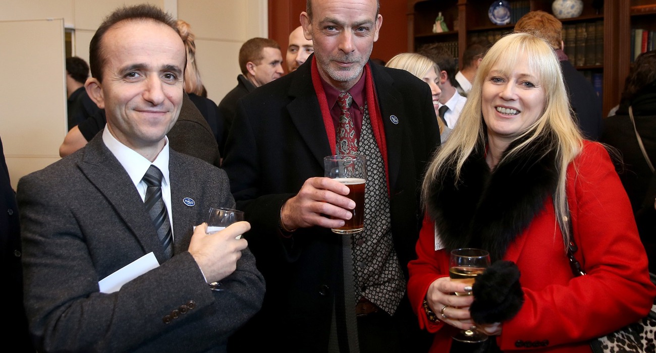 Guests at The HALO Trust memorial service, in Chelsea Old Church, London