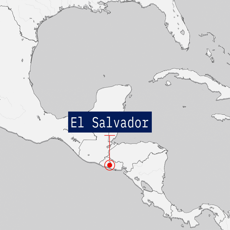 Map of El Salvador