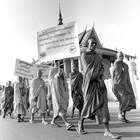 Monks ban mine march.jpeg