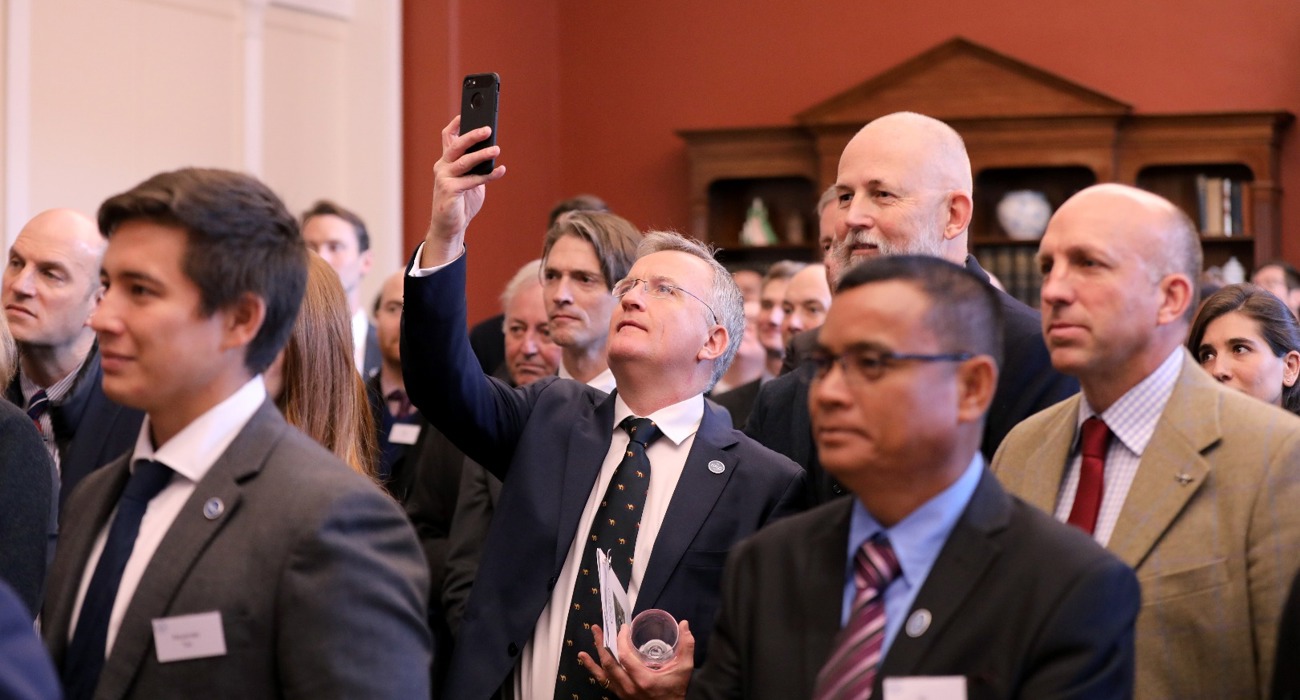 Guests at The HALO Trust memorial service, in Chelsea Old Church, London
