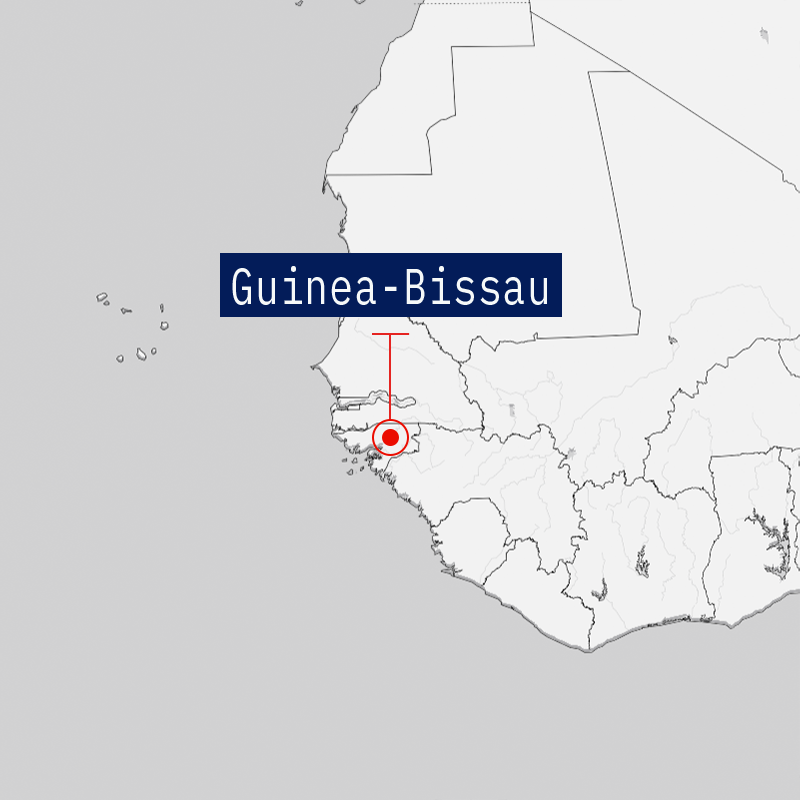Map of Guinea-Bissau