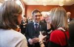 Guests at The HALO Trust memorial service, in Chelsea Old Church, London