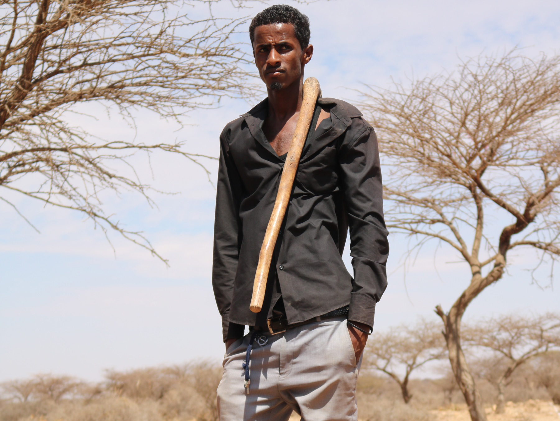 Goat herder, Abdul Nasser 