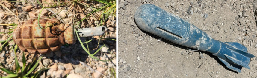 unexploded ordinance found in Jeeza Navy