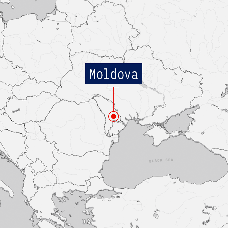Map of Moldova