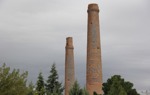 The minarets of the madrasa of Husain Baiqara, built by Sultan Baiqara in the 15th Century, which were used as a base by Soviet troops during the occupation of Afghanistan