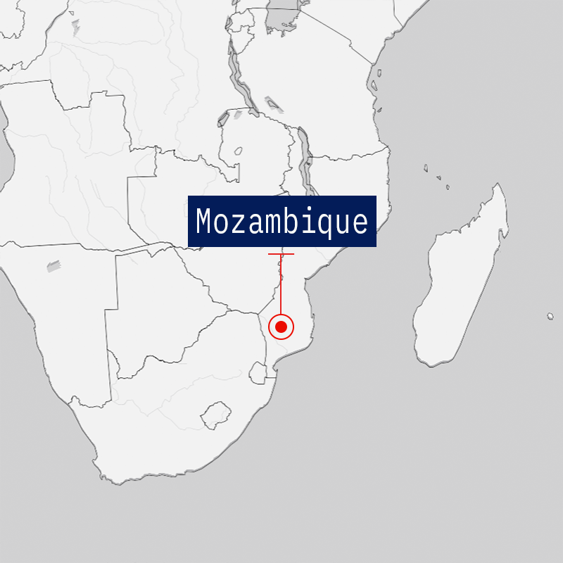 Map of Mozambique