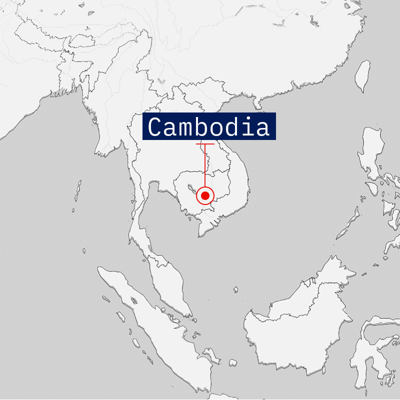 Map of Cambodia