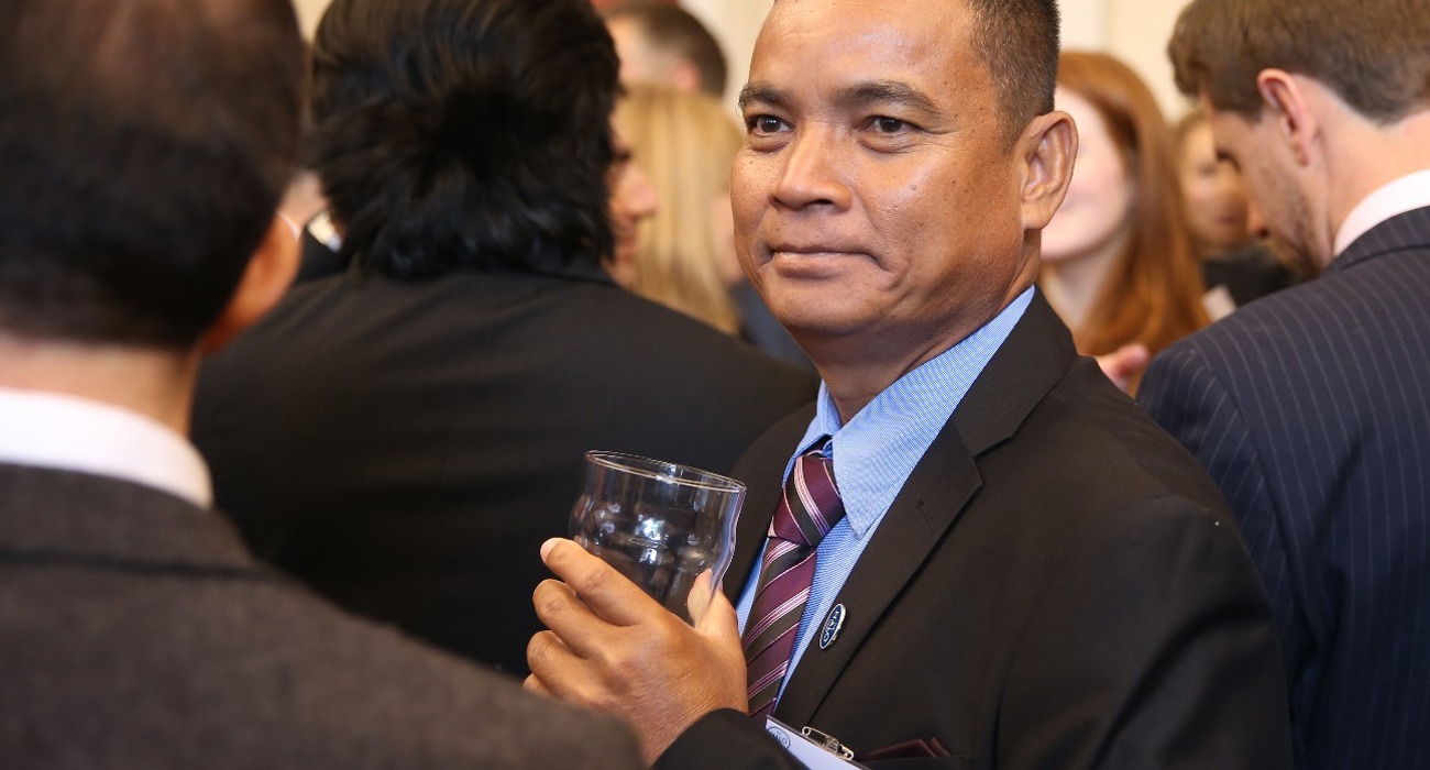 Guests at The HALO Trust memorial service, in Chelsea Old Church, London
