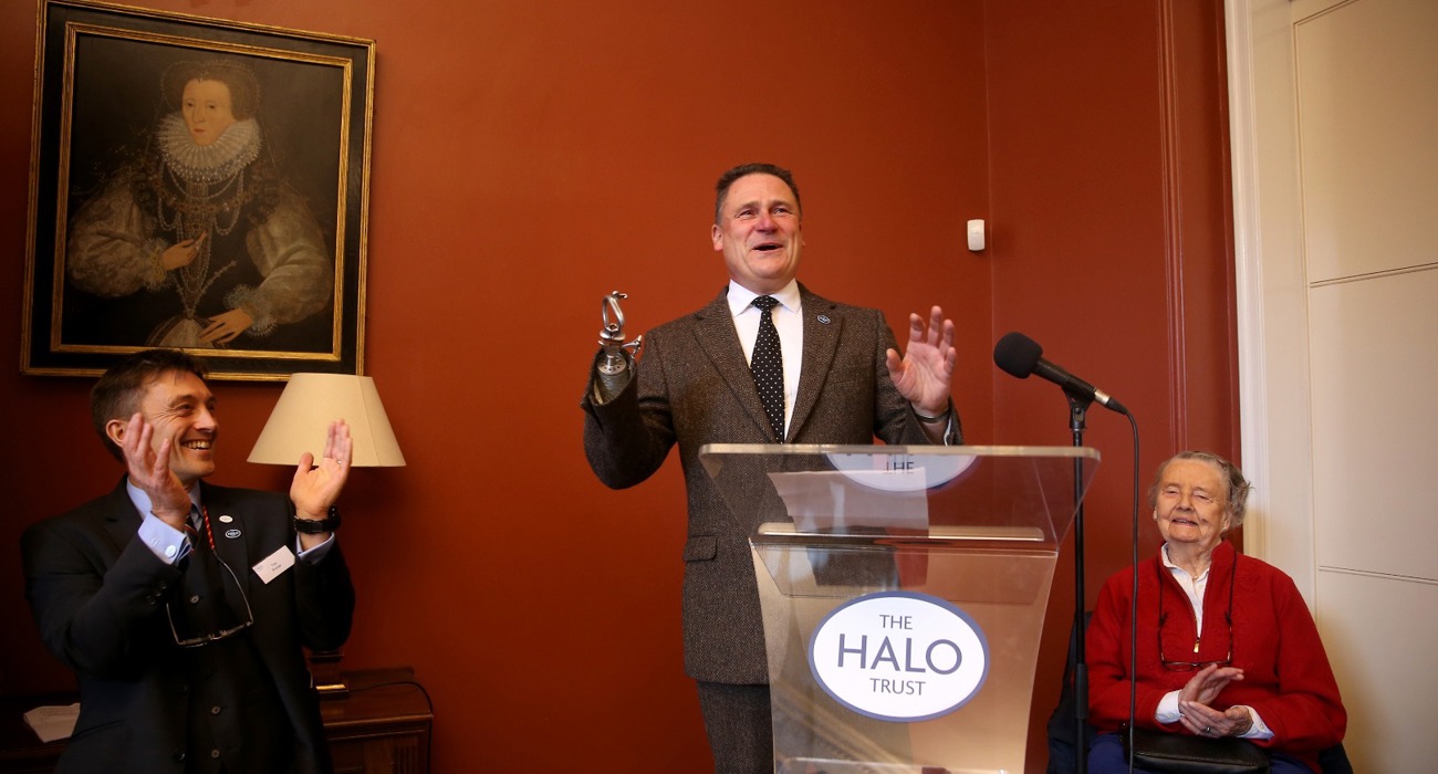Guests at The HALO Trust memorial service, in Chelsea Old Church, London