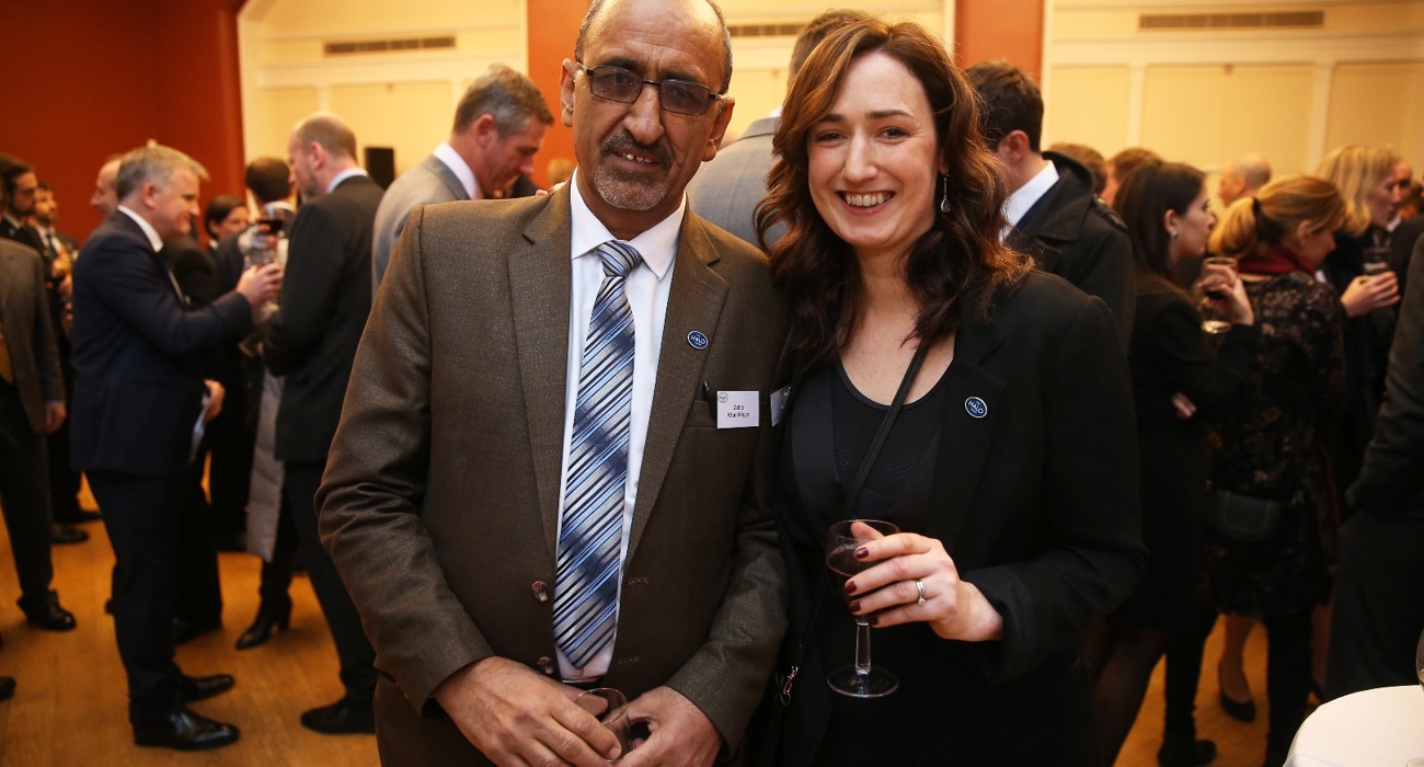 Guests at The HALO Trust memorial service, in Chelsea Old Church, London