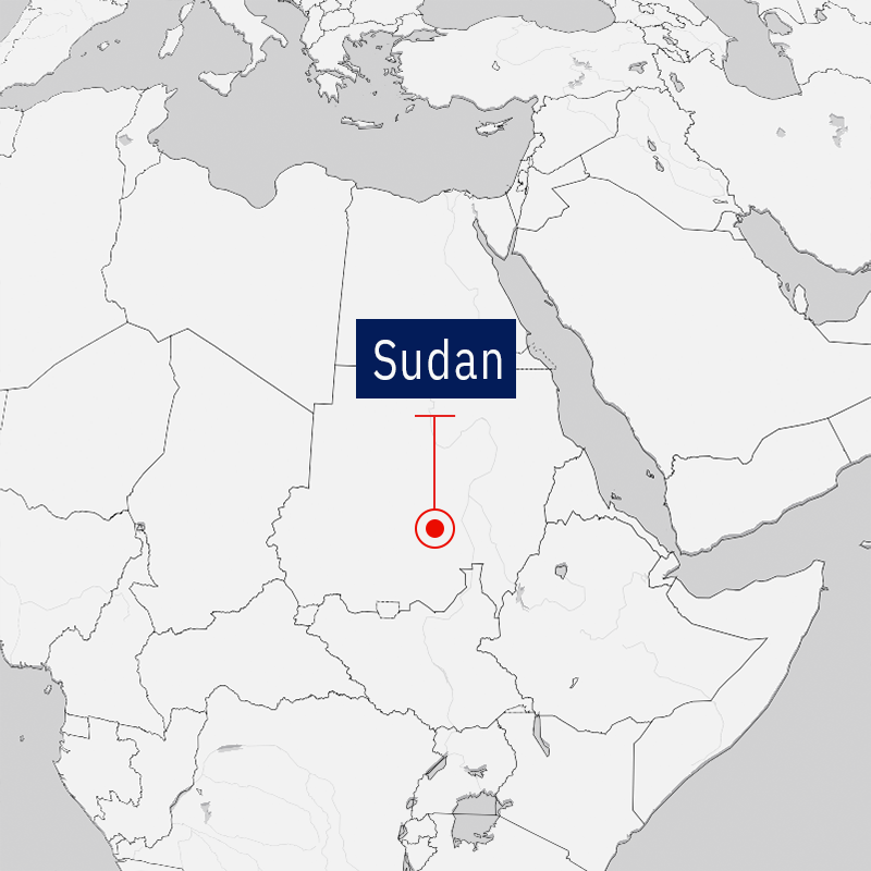 Map of Sudan