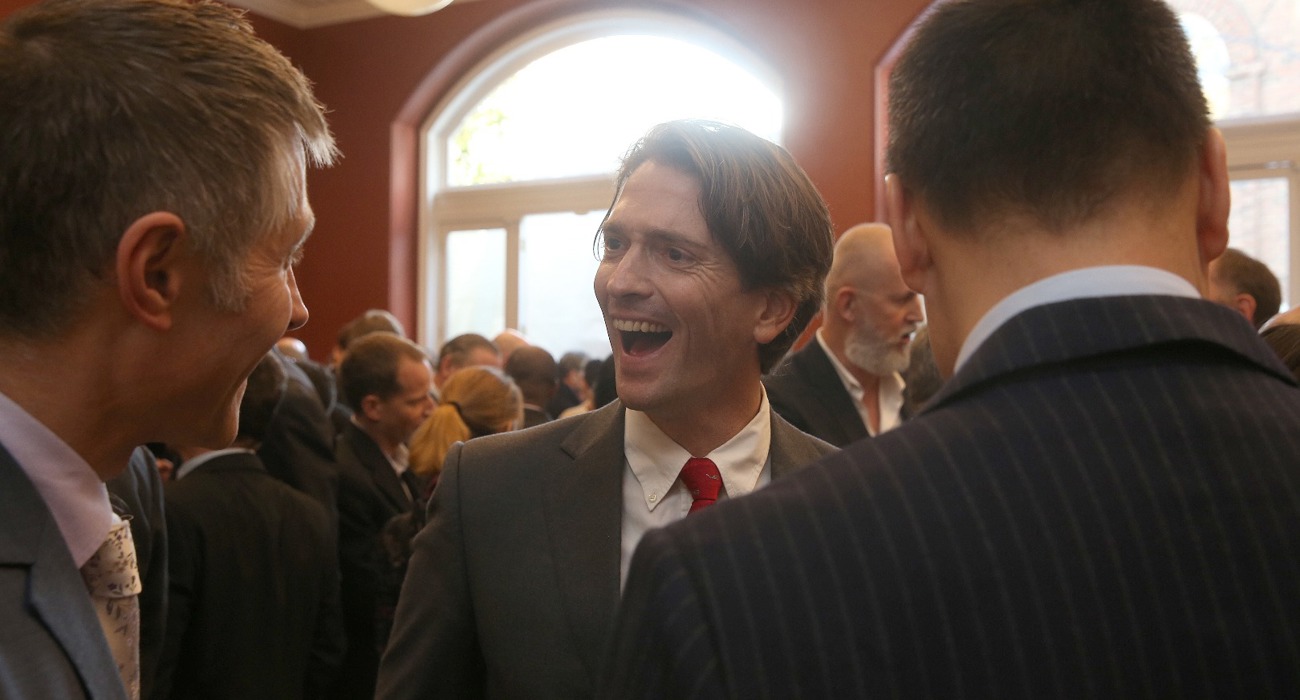 Guests at The HALO Trust memorial service, in Chelsea Old Church, London