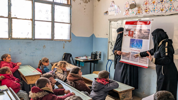 School holidays brings returns and risks in Syria