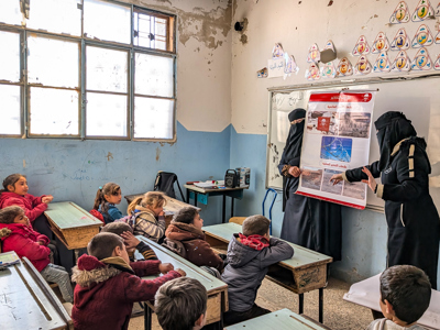 Link to School holidays brings returns and risks in Syria