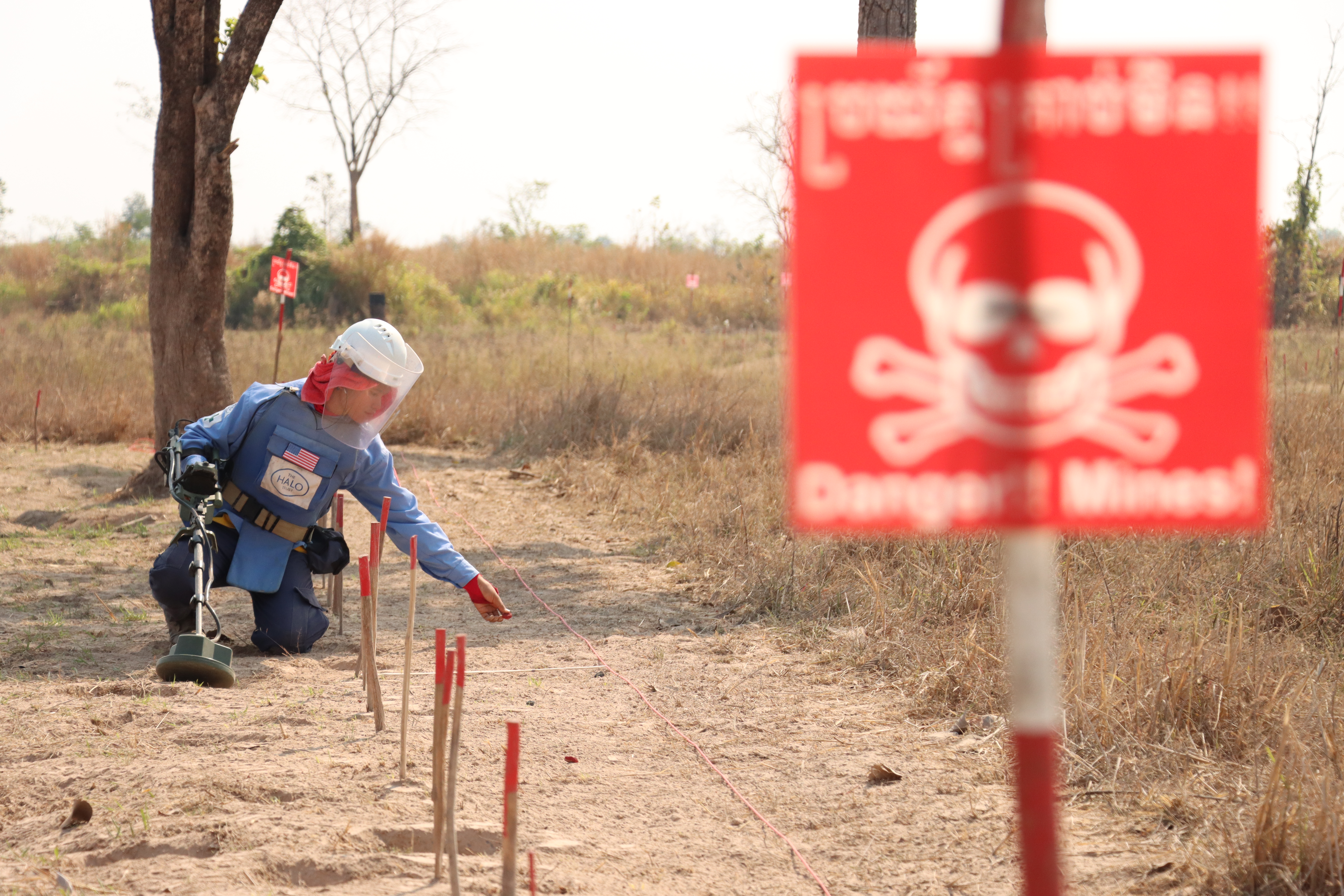 Clearing explosives