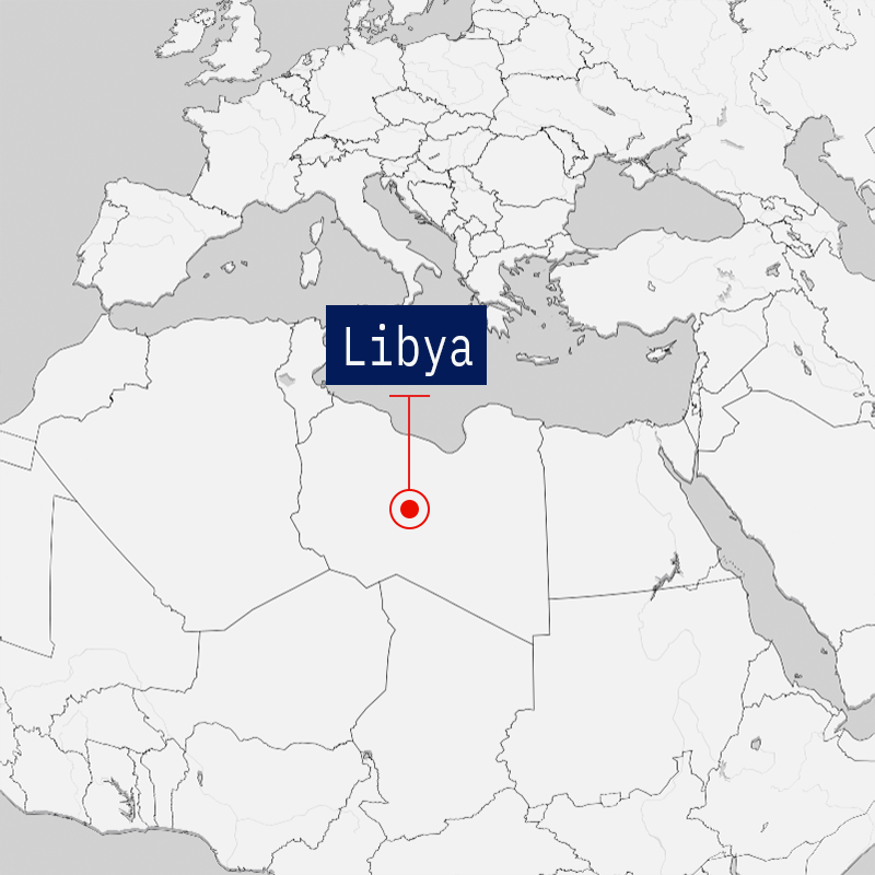 Map of Libya