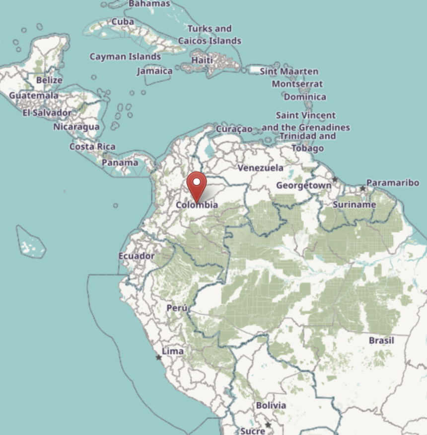 Map of Colombia