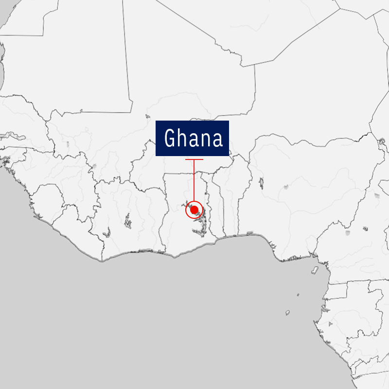 Map of Ghana