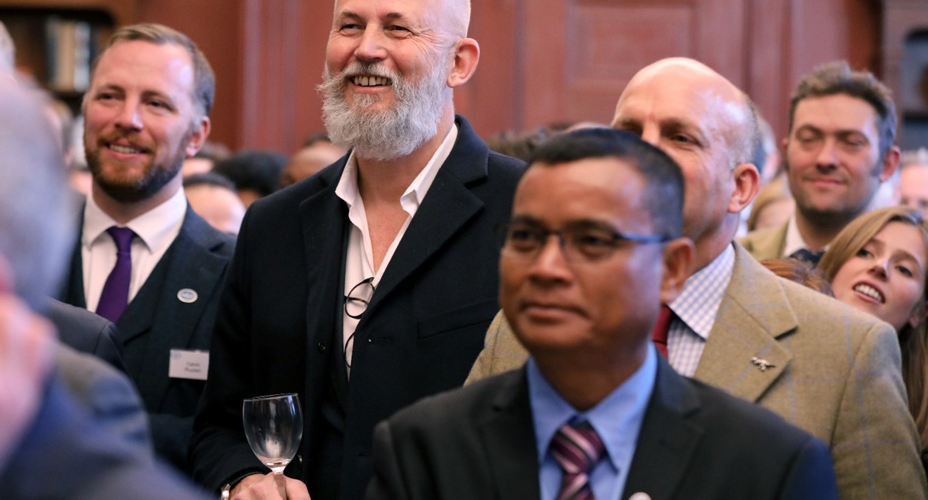 Guests at The HALO Trust memorial service, in Chelsea Old Church, London