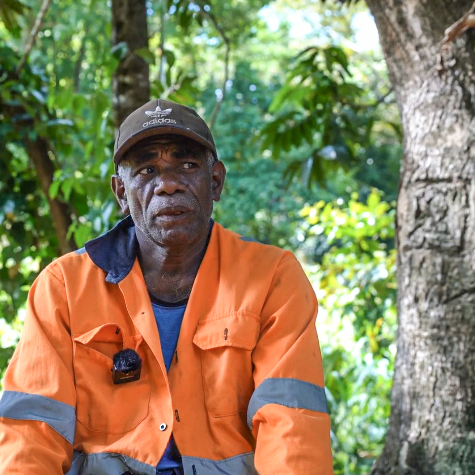Tony a villager who lives near the Murayam Trail