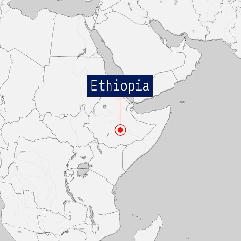 Map of Ethiopia
