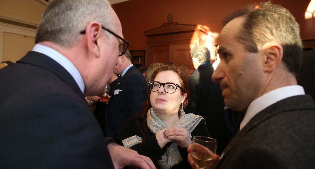 Guests at The HALO Trust memorial service, in Chelsea Old Church, London