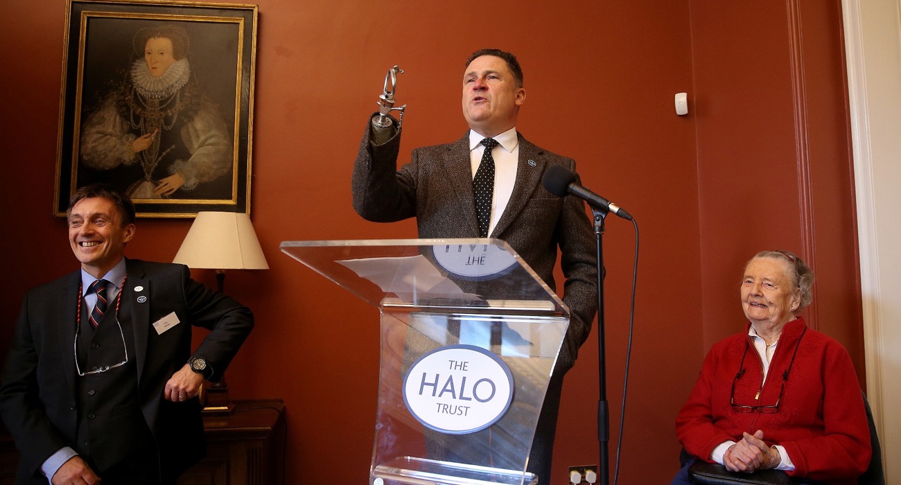 Guests at The HALO Trust memorial service, in Chelsea Old Church, London