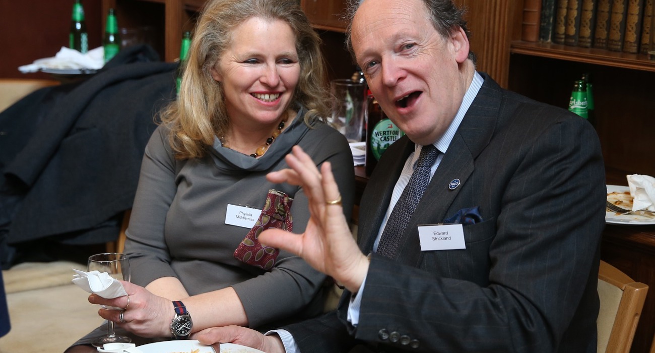 Guests at The HALO Trust memorial service, in Chelsea Old Church, London