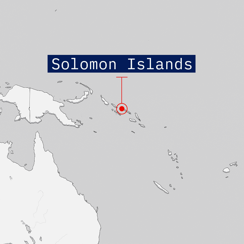 Map of Solomon Islands
