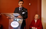 Guests at The HALO Trust memorial service, in Chelsea Old Church, London