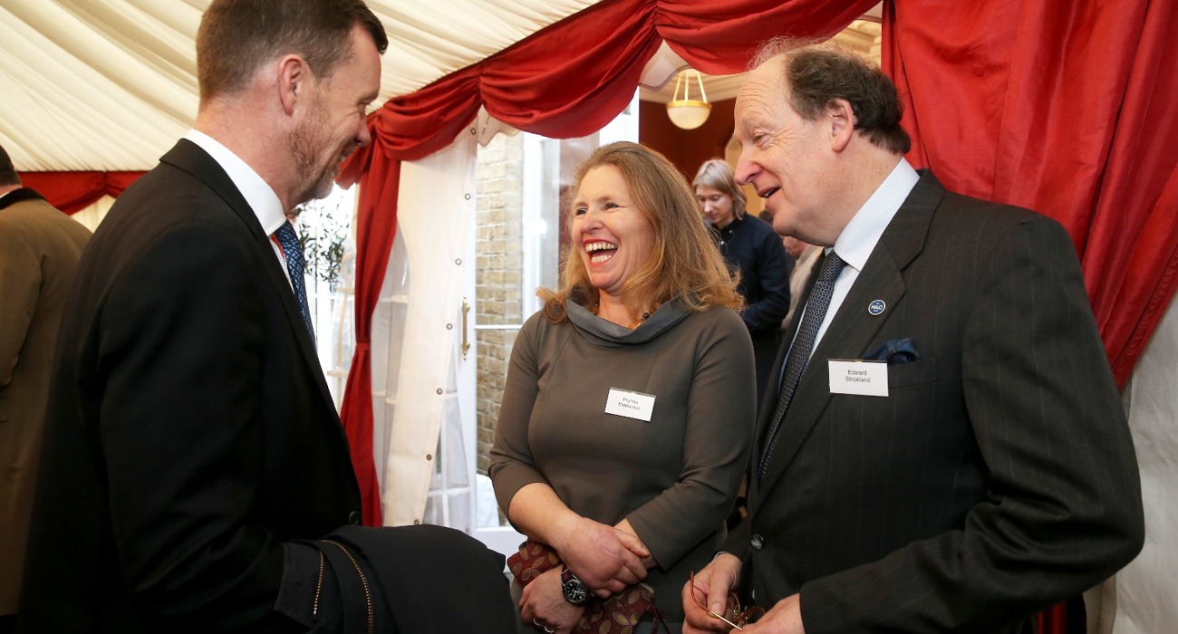 Guests at The HALO Trust memorial service, in Chelsea Old Church, London