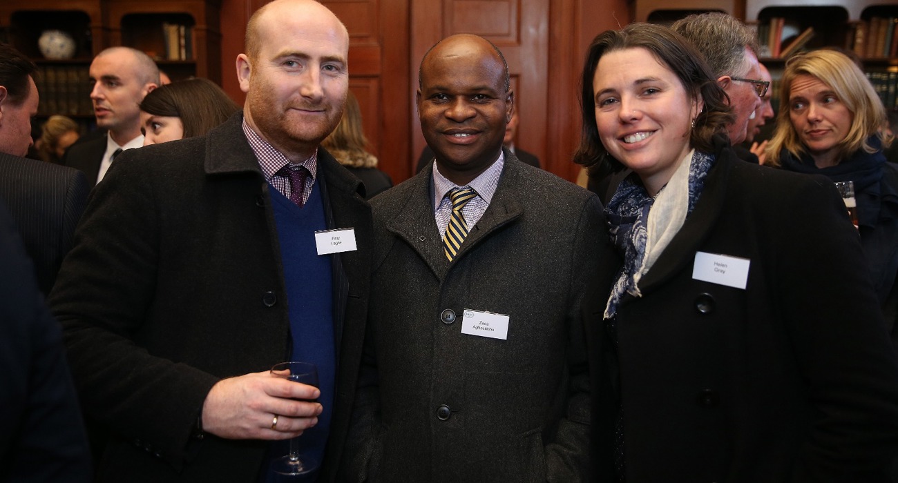 Guests at The HALO Trust memorial service, in Chelsea Old Church, London
