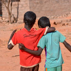 Two young boys in Somaliland