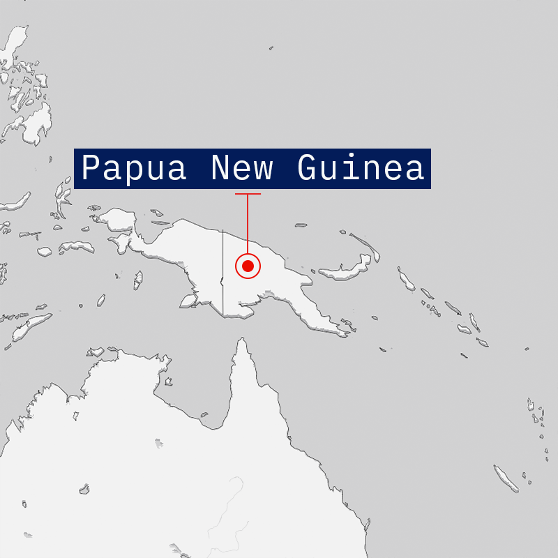 Map of Papua New Guinea