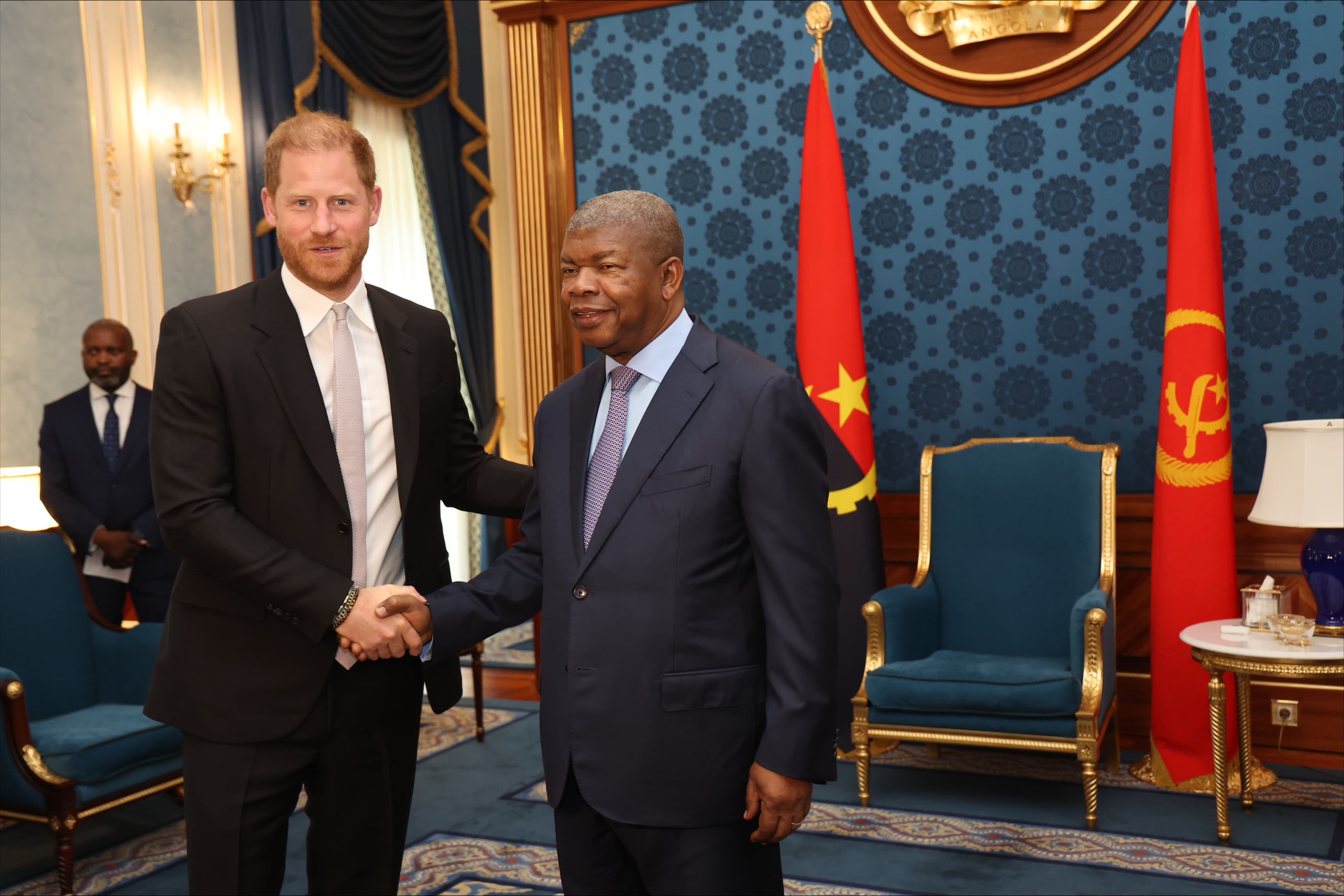 Duke of Sussex and President Lourenço, Angola July 25