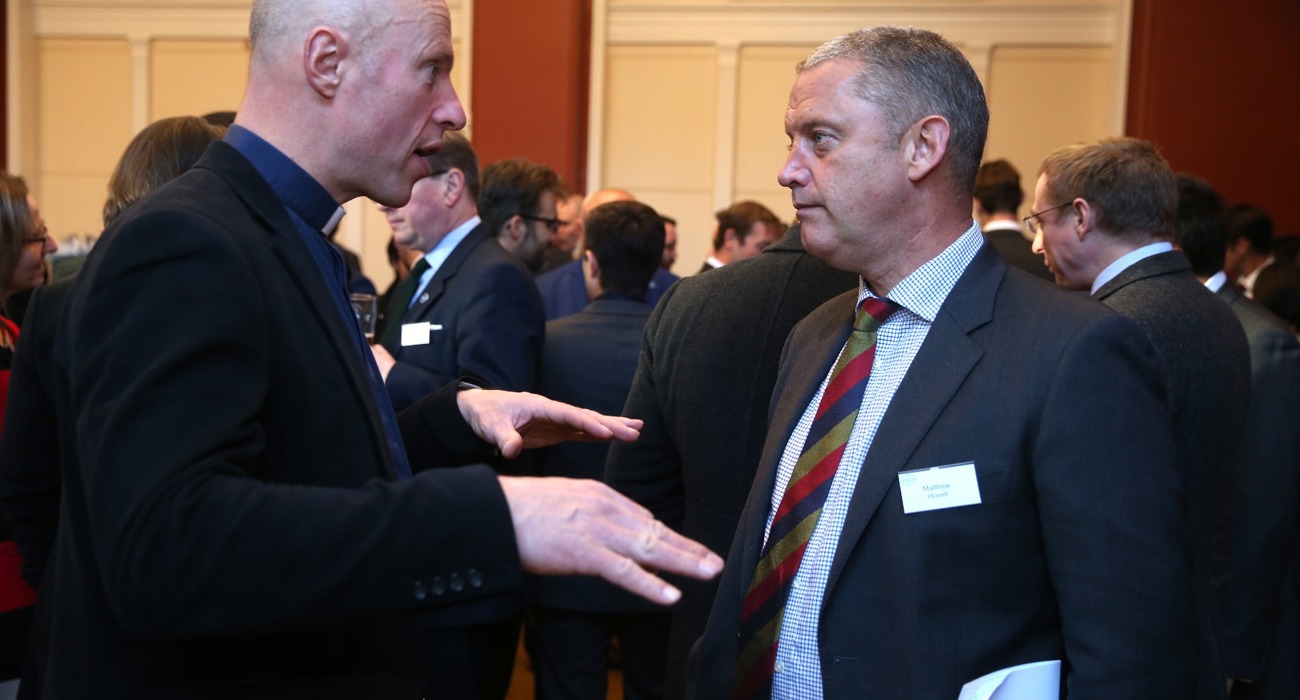 Guests at The HALO Trust memorial service, in Chelsea Old Church, London