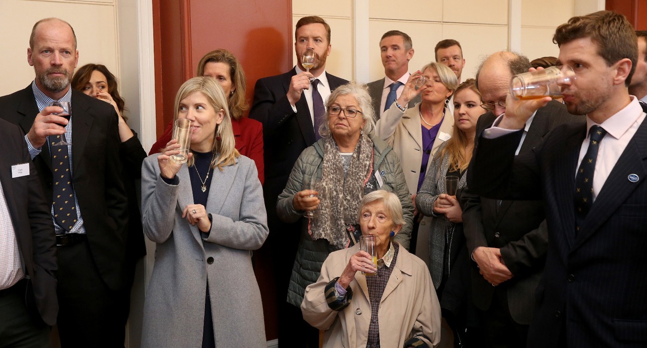 Guests at The HALO Trust memorial service, in Chelsea Old Church, London