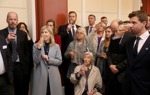 Guests at The HALO Trust memorial service, in Chelsea Old Church, London