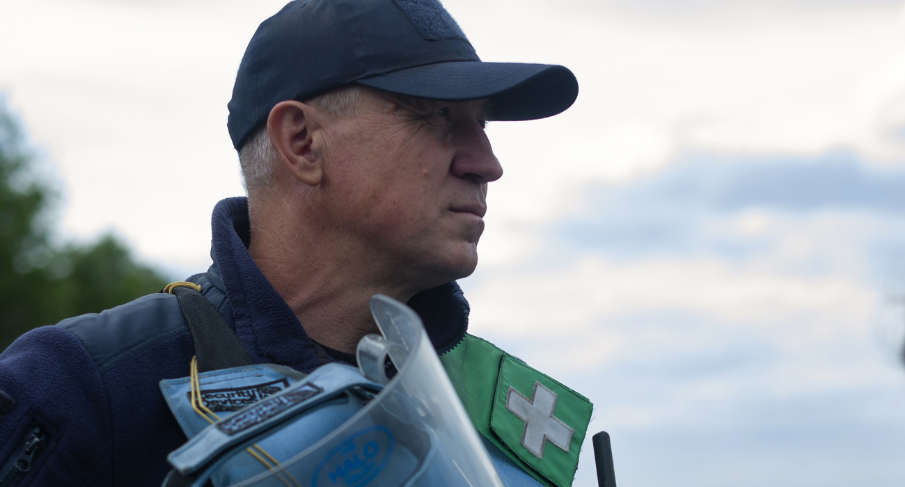 В'ячеслав Нестеренко в полі 