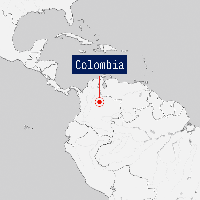 Map of Colombia