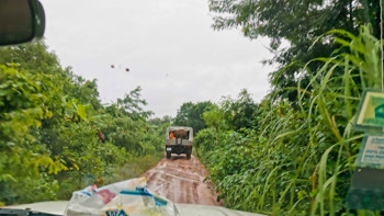 Helping flooded villages in Laos